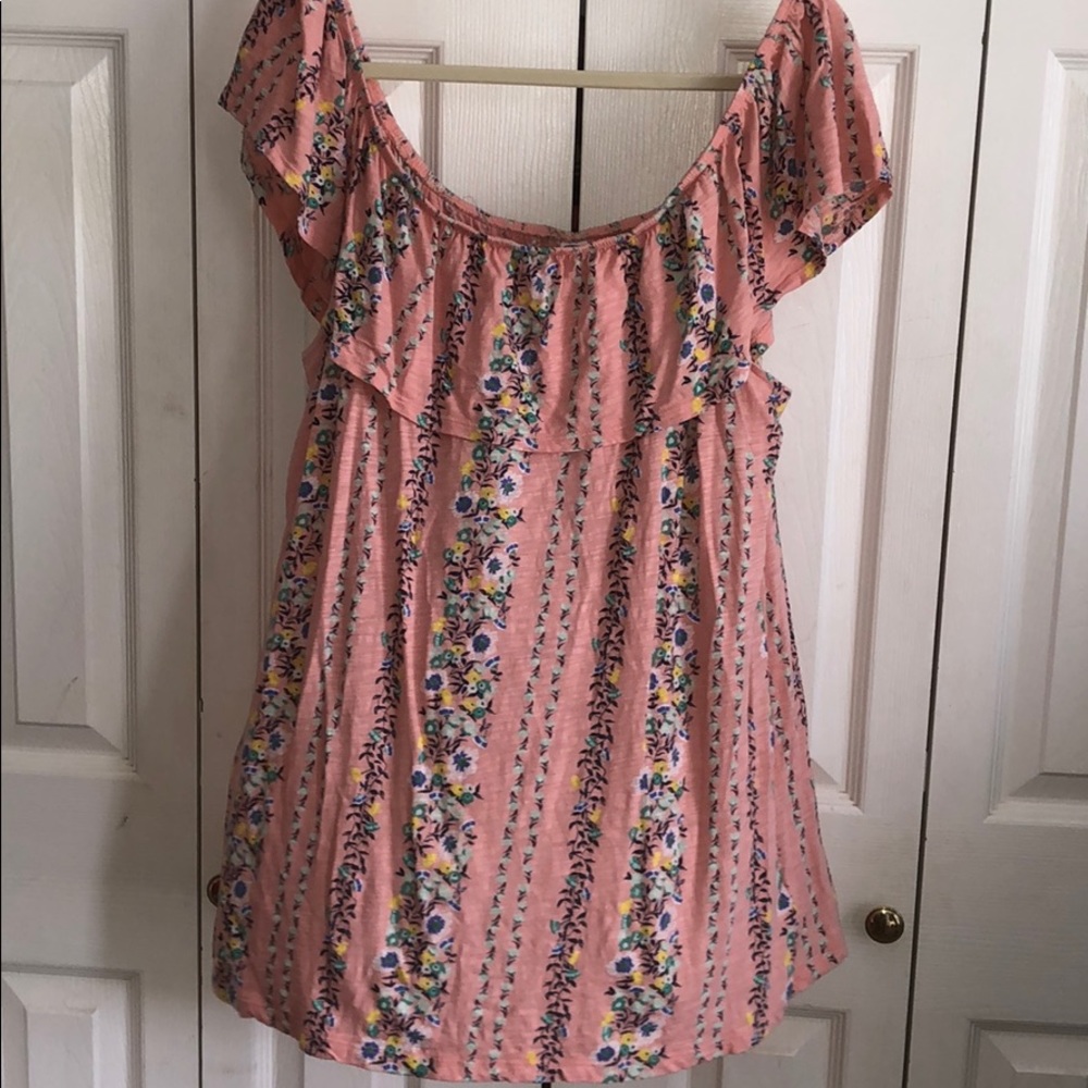 Off the shoulder shirt